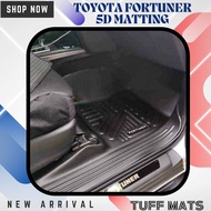 Toyota Fortuner 2016-2025 5D DeepDish Matting TPE | Waterproof All-Weather Car Floor Mats | Custom F