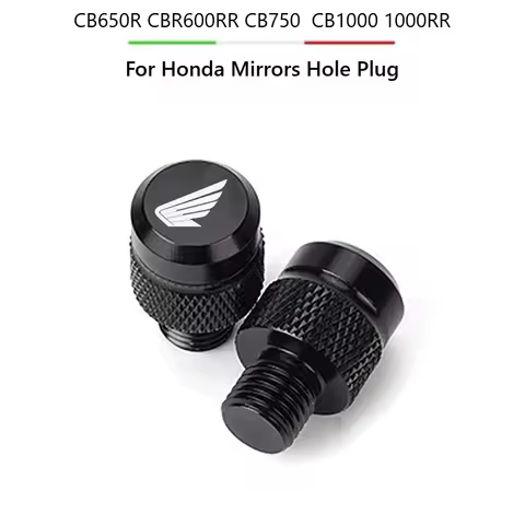 For HONDA CB750 CB 750 1000 HORNET CB1000 Hornet SP Motorcycle Accessories M10 Mirror Hole Plug Cap 