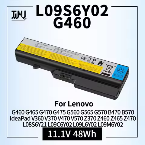 Laptop Battery for Lenovo G460 G465 G470 G475 G560 G570 B470 B570 IdeaPad V360 V370 V470 Z465 Z475 Z