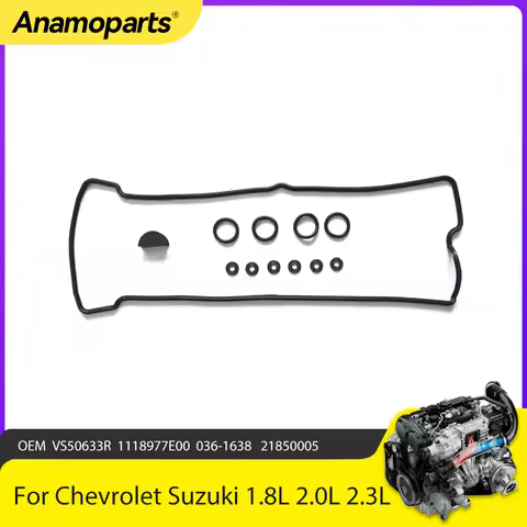 Engine Parts Valve Cover Gasket Fit 1.8 2.0 2.3 For Chevrolet Tracker Suzuki 1.8L 2.0L 2.3L L4 DOHC 