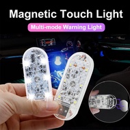 LED Touch Light Mini Wireless Car Interior Lighting Auto Roof Ceiling Reading Lamp for Door Foot Trunk Storage Box Charger