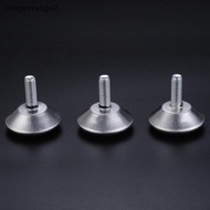 [rangevoyage2] 5pcs Steel Furniture Legs Anti-slip Base Table Cabinet Leg Pad Adjustable Leveling Fe
