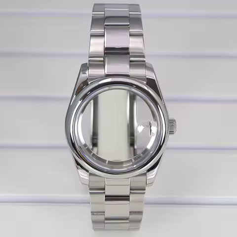 36mm/39mm Fluted Bezel Watch Case For SK DJ Air King Replacemet Part Fit NH35 NH36 NH34 NH38 Miyota8