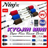 NINJA KYOJIN MINI Baitcast & Spinning Jigging Rod SW Overhead BC Saltwater Fast Slow Jig Solid Carbo