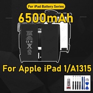 6500mAh Replacement Battery For Apple IPad 1 / A1315 Batteries New High Quanlity+Free Tools
