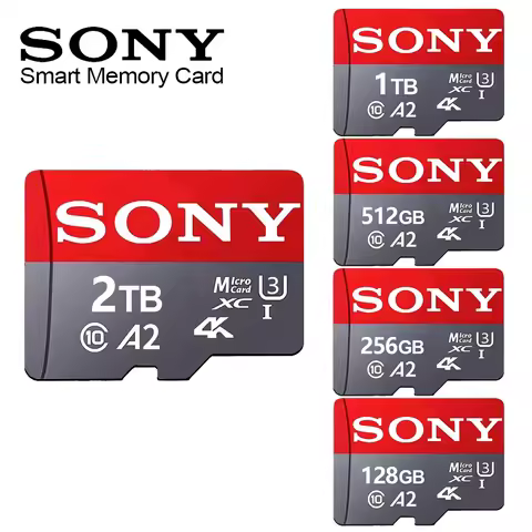 Sony SD Memory Card 1TB 2TB Micro TF SD Card 128GB 256GB TF Card For Camera Surveillance Devices For