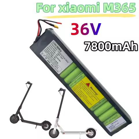 36V 7800mAh Li-ion Rechargeable Battery SM and XT30 Connectors Built-in BMS Protection For XiaoMi M3