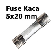 5X20MM GLASS TUBE FUSE GLASS FUSE 0.5A 1A 2A 5A 10A 20A 30A READY FOR VARIOUS AMPERES