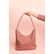 WOMEN'S TOTE BAG HOBO DUSTY PINK MERCHE TRENDY LATEST ELEGANT P8Q0