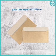 Kraft paper envelopes, vintage envelopes, red envelopes size (12x22)cm 100gsm kraft paper - Blueange