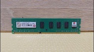 【二手】記憶體 memory Transcend 創見 DDR3-1600 4G U-DIMM 2Rx8 256Mx8 CL11 1.5V