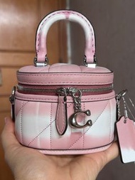 coach trail crossbody bag 12 with quilting and tie dye