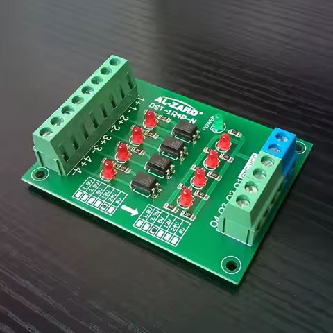 DST-1R4P-N Optocoupler Isolation Board Voltage Converter Isolated Module PLC Signal Level Board NPN 