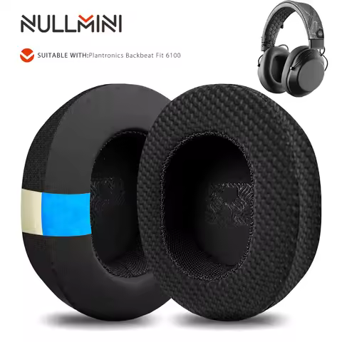 Nullmini Replacement Earpads for Plantronics Backbeat Fit 6100 Headphones Cooling Gel Ear Pads Cushi