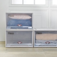 日本天馬 Fits特大款45寬單層抽屜收納櫃-高20cm 3入