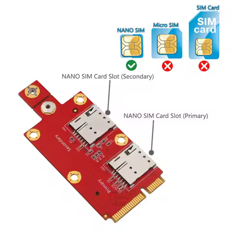 Free Ship Mini PCIe To NGFF Key B Adapter For 3G 4G 5G Module for EM12-G EM160-GL RM502Q-AE RM500Q-G