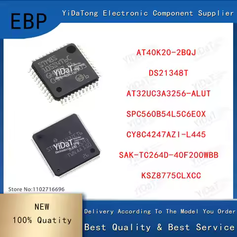 EBP 1PCS New AT40K20-2BQJ DS21348T AT32UC3A3256-ALUT SPC560B54L5C6E0X CY8C4247AZI-L445 SAK-TC264D-40