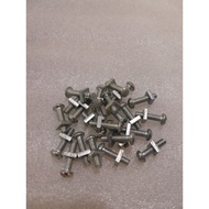 M3@1/8" x 1/2" bolt and nut