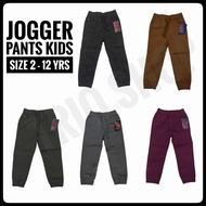 Jogger Pants Kids Unisex (Size 2 - 12) / Seluar Jogger Budak