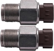 2x Fuel Rail Pressure Sensor Regulator,Fit For Isuzu, 4HK1 6HK1 Engine,Fit For Mitsubishi, L200 Pick