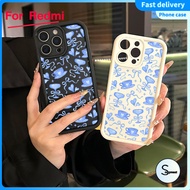 For Redmi case 9C 9C 10A  Corak teh tarik biru muda. 9T 9A Note11 Note11s Note10 Note10S Note12 pro 