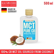 พร้อมจัดส่ง! MCT OIL C8 PURE เอ็มซีที ออยล์ ซี8 น้ำมันมะพร้าว KETO FAT : COCONUT by HEALTHOLICIOUS - 500ml.