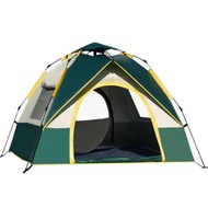 Outdoor Tent Camping Automatic Easy-to-Put-up Tent Double Beach Camping Portable Tent Two-Door Two-Window Tent