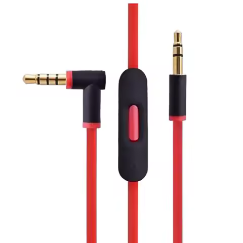 Replacement Audio Cable for Beats By Dr Dre Headphones with in Line Mic for Studio/Executive/Mixr/So