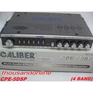 CALIBER CPE-5DSP MULTI AUDIO EFFECT WITH 4 BAND PARAMETRIC EQULIZER PRE AMP