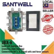 JBX-6 Load Cell Junction Box, Stainless Steel Enclosure, Load cell, load cell inputs, Junction box