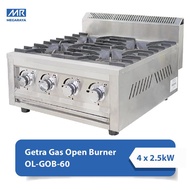 Getra Gas Kompor 4 Tungku / Gas 4 Open Burner OLGOB60 / OL-GOB-60