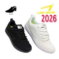 Line 7 Unisex Breathable Running Sport Shoes / Kasut Sekolah / School Shoes All White / All Black/li