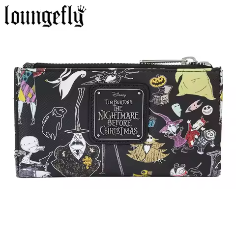 Loungefly Disney Nightmare Before Christmas Character Print Bi-Fold Wallet