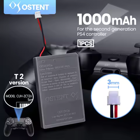 OSTENT Battery Pack Replacement for Sony PS4 Pro Slim Bluetooth Dual Shock Controller Second Generat