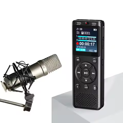8GB/16GB Digital Voice Recorder Voice Activated Sound Recorder with Playback Recording Pen Noise Red