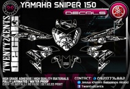 Sniper 150 decals / sticker Version 1