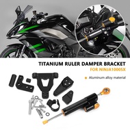 For ninja1000sx NINJA 1000SX z1000sx Z1000SX Titanium Steering Direction Ruler Damper Stabilizer Bra