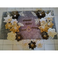 Paper Flower Engagement Decoration