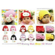 Imported girls' hats/baby hats 6 months - 3 years