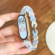 新品现货适用小米手环10表带9nfc腕带镂空拼接硅胶款替换带band8表链For Xiaomi bracelet 10 strap 9nfc wrist20250927