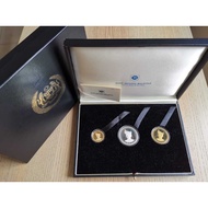 Malaysia Coin - 2012 14th Coronation of His Majesty the Yang Di-Pertuan Agong 1, 10 & 100 Ringgit Pr