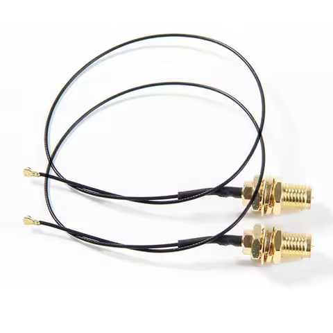 2PCS U.FL IPEX MHF4 to RP-SMA RF Pigtail Cable Antenna (inner pin) For Intel AX200 9260NGW 8260NGW 8