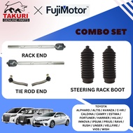 TAKURI+FUJIMOTOR TOYOTA ALPHARD/ ALTIS/ AVANZA/ C-HR/ CALDINA/ CAMRY/ ESTIMA/ HILUX TIE ROD END SET