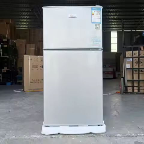Double Door Fridge Mini Bar 98L for Hotel Rooms and Home Cheap Price Direct Cooling Top Freezer Net 