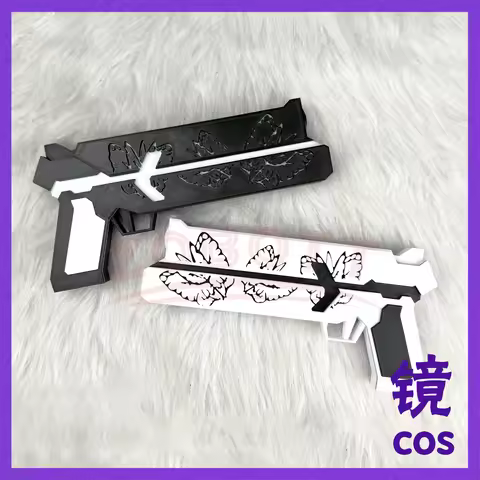 Game Library Of Ruina Cosplay Prop Ruina Gun Prop PVC White Black Colour Lobotomy Corporation Props 