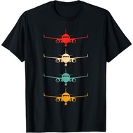 Aviation Airplane Flying Airline Funny Vintage Pilot T-Shirt T-Shirt