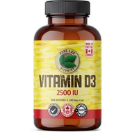 Pure Lab Vitamins | Vitamin D3 2500IU | 240 Capsules | Mood Booster, Bone Health, Teeth Health & Imm