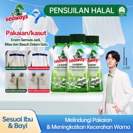 2 in 1 Laundry Stain Remover Strong Decontamination  Laundry Detergent Powder Bleach Powder 340g