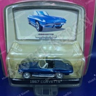 GREENLIGHT Diecast Corvette Collection 1967 Corvette Blue Rubber Tires