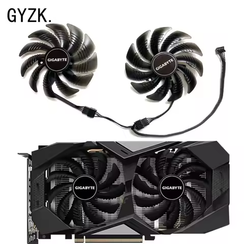 New For GIGABYTE GeForce RTX2060 GTX1660 1660ti 1660 SUPER Graphics Card Replacement Fan T129215SU